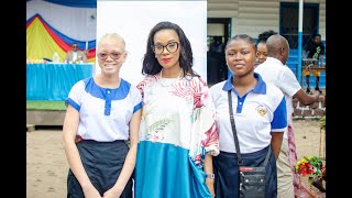 KINSHASA  LE LYCÉE TOBONGISA RENOVÉ PAR SE MADAME O’NEIGE N’SELE  Reportage [upl. by Flodur]