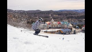 Le ski de printemps à Tremblant [upl. by Ahsikad330]