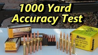 338 Lapua Magnum 4quot Group  1000 Yards [upl. by Burty]