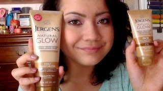 Review  Jergens Natural Glow Lotion Face amp Body [upl. by Alien]