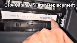 2024 Honda CRV How to replace cabin air filter 2023 2025 [upl. by Arata662]