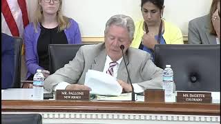 Pallone Remarks at Oversight and Investigations Subcommittee Hearing [upl. by Lim209]