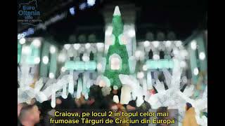 Craiova pe locul 2 în topul celor mai frumoase Târguri de Crăciun din Europa [upl. by Zippel]