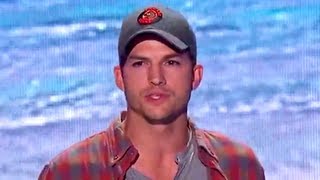 Ashton Kutcher Speech About Hard Work Rallies The Right [upl. by Ahseei]