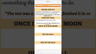 idiomatic expressions with examples english learnenglish learning learn englishlanguage fyp [upl. by Creigh285]