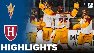 Arizona State vs Harvard  NCAA College Hockey  Highlights  January 05 2024 [upl. by Forsyth]