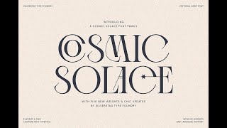 Cosmic Solace Typeface Font Download [upl. by Selrhc]