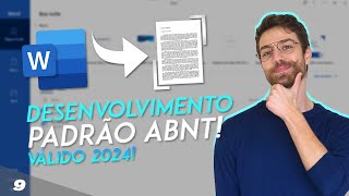 COMO FAZER O DESENVOLVIMENTO ABNT FÁCIL E RÁPIDO [upl. by Ttayw]