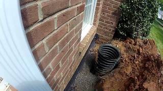 Exterior Waterproofing with Sump Pump  How To [upl. by Kcirdehs]