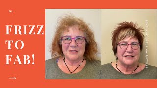 Frizz to Fab  RaDonas Haircut and Style [upl. by Delainey610]