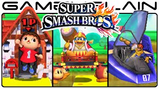 Smash Bros 3DS All Battle Entrances amp Intros All 51 Characters [upl. by Hcaz923]