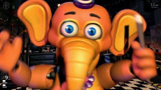 Orville Elephant Jumpscare  FNAF Ultimate Custom Night [upl. by Barayon632]