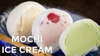 How to Make Mochi Ice Cream Recipe もちアイスクリームの作り方（レシピ） [upl. by Umberto]