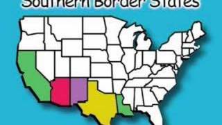 Southern Border States  States amp Capitals Songs [upl. by Sivatco733]