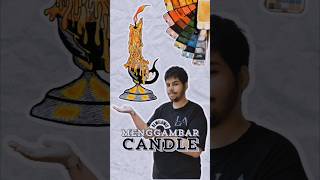 menggambar candle shorts drawing art sketch [upl. by Rodolph]