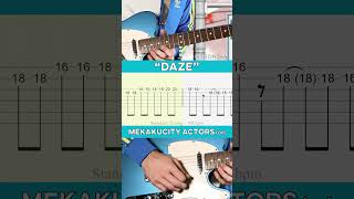 【TABS】Mekakucity Actors OP 「daze」 anime guitar mekakucityactors kagerouproject shorts [upl. by Geno]