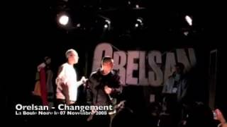 Orelsan  Changement en live de quotLa boule noirquot en 2008 [upl. by Sirob158]