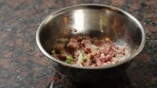 How to Make Filling for Chinese Dumplings  Asian Cuisine [upl. by Trebornhoj]