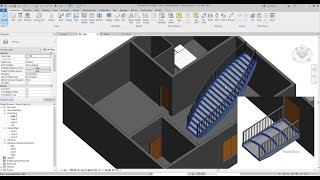 Revit Stairs by Sketch Custom Stairs Creating Stairs by using Sketch option in Revit [upl. by Eshelman545]