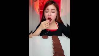 Asmr eating milk chocolate Crispy delicious short video [upl. by Pack]