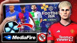 EFOOTBALL PES 2024 PPSSPP Original PS5  Android amp ISO Gameplay [upl. by Scutt]