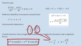 Circuitos transitorios de segundo orden RLC [upl. by Terbecki]