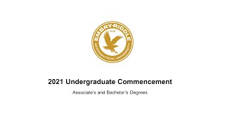 2021 Virtual Undergraduate Commencement – Daytona Beach Campus 10am EDT [upl. by Ayota]