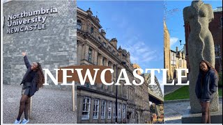 Newcastle Vlog 🇬🇧 exploring the city Northumbria University campus tourTyne bridges [upl. by Aninaj259]