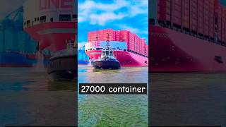 27000 container in ship 🚢  shortvideo shorts [upl. by Divod]