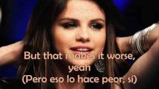 The Way I Loved you selena gomezLyrics on screen amp traduccion en español [upl. by Wun]