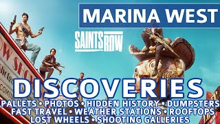 Saints Row  Marina West All Discovery Locations  100 [upl. by Papagena]