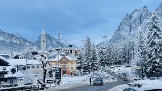 Cortina d’Ampezzo Italy winter [upl. by Sink]