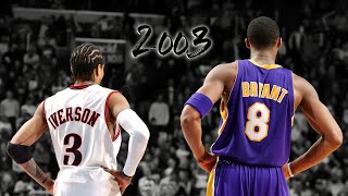 Kobe vs Iverson amp Melo 2008 1st Round GM1 Full Highlights  92 Points Combined [upl. by Ottavia506]