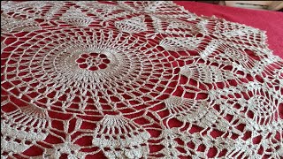 TAPETE CHAMPAGNE a CROCHETTUTORIAL Tercera parte [upl. by Eardna]