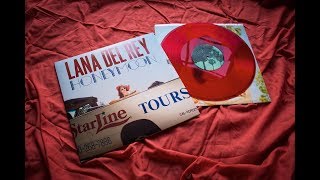 Lana Del Rey  Honeymoon Limited Red Vinyl Unboxing [upl. by Eimrots]