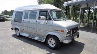 1994 GMC Vandura G2500 Conversion Van Start Up Engine and In Depth Tour [upl. by Washburn]