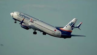 23022022  TCSOD  Boeing 737800 WL der SunExpress Airlines startet vom Flughafen Düsseldorf [upl. by Ennovehs487]