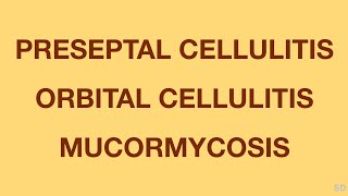 Oculoplasty Session 06 Orbital Infections [upl. by Heidie]