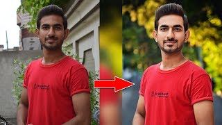 Photoshop Cs6  Background Change and PhotoFace Retouch Tutorial  2017 [upl. by Ysnat]