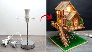 DIY Tree House  Miniature Tree House [upl. by Jaqitsch]