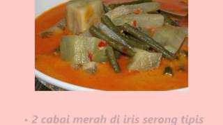 Resep Membuat Masakan Lodeh Terong [upl. by Ahsiekrats]