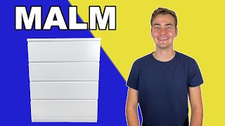 UPDATED  MALM 4 Drawer Chest IKEA Tutorial [upl. by Ellersick882]