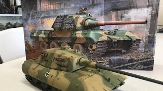 Building the 135 Trumpeter models E100 super heavy tank [upl. by Misty]