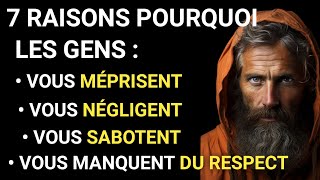 7 habitudes qui font que les gens te négligent te méprisent te manquent le respect [upl. by Iover]