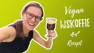 IJskoffie maken  vegan en suikervrij recept [upl. by Vocaay]