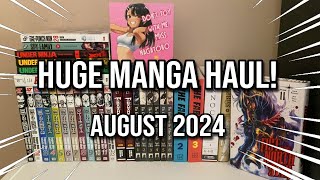 AMAZING 40 Volume Manga Haul  August 2024 [upl. by Audry811]