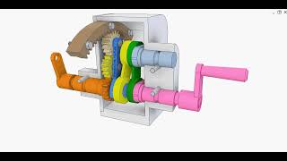 Convert rotation to coaxial oscillation 4 [upl. by Nolahp]