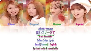 メロン記念日 『赤いフリージア』Lyrics Color Coded JPNROMENG [upl. by Laurens]