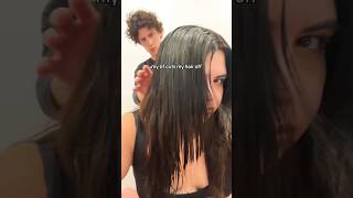 boyfriend cut my hair long to short haircut bobhaircut shorthair haircut shorts shortsvideo [upl. by Thevenot]