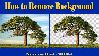 How to remove background easily photoshop tutorial 2024 [upl. by Egnalos403]